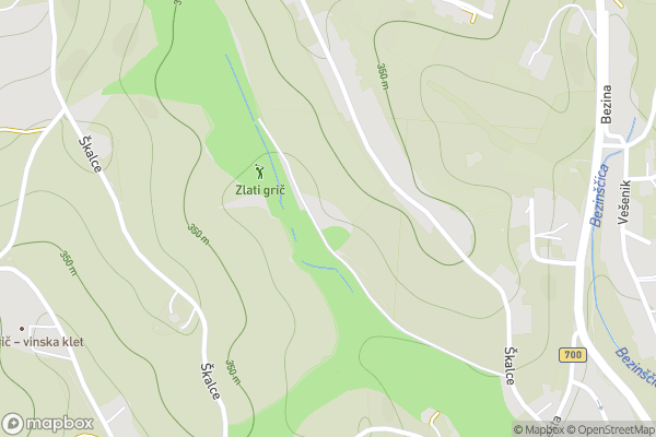 static Mapbox map