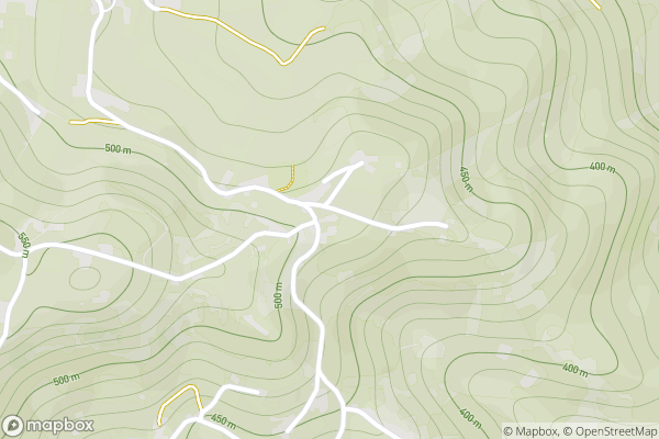 static Mapbox map