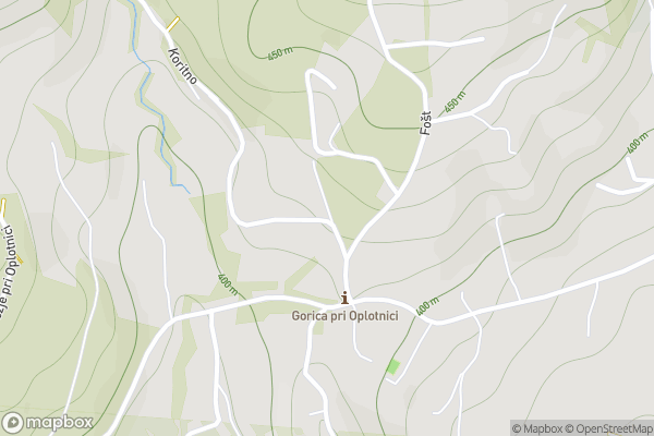 static Mapbox map