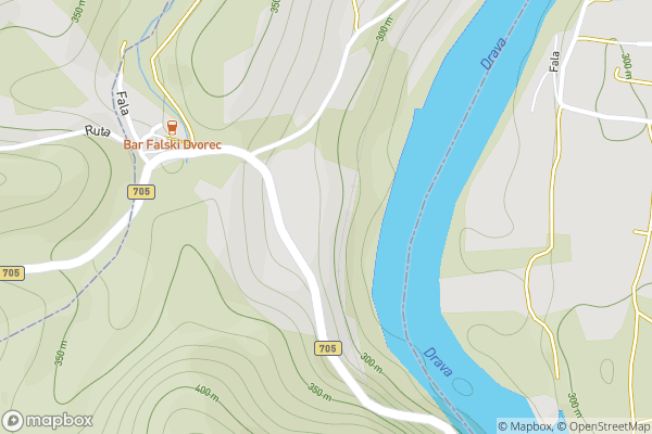 static Mapbox map