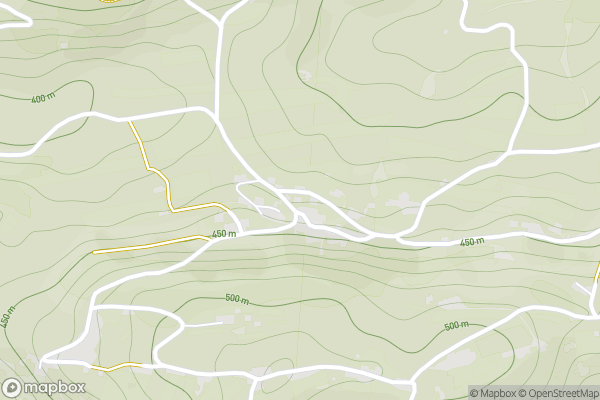 static Mapbox map