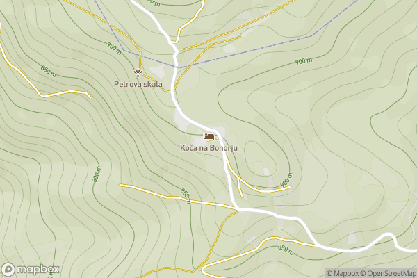 static Mapbox map
