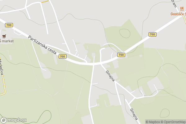 static Mapbox map