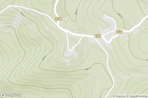 static Mapbox map