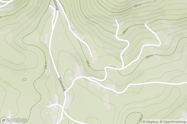 static Mapbox map