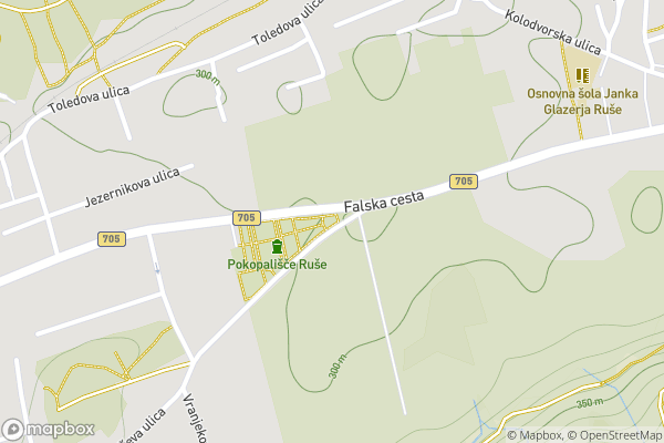 static Mapbox map