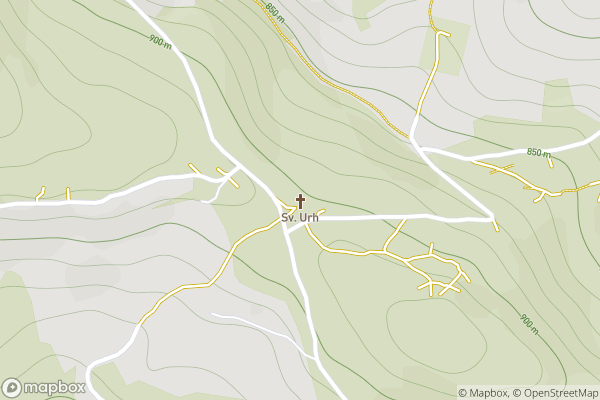 static Mapbox map