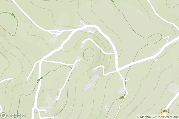 static Mapbox map