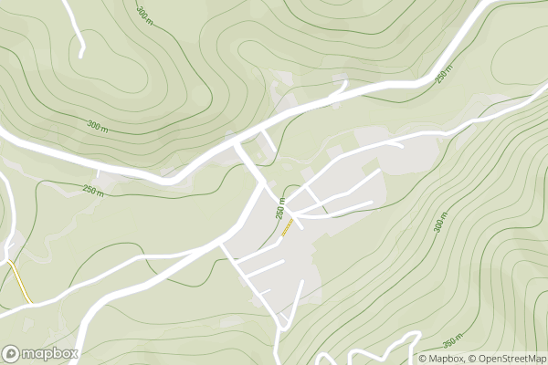 static Mapbox map