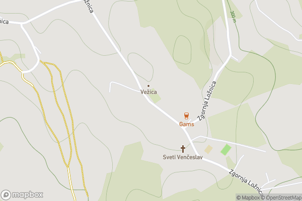 static Mapbox map