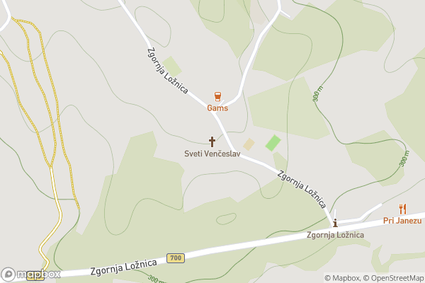 static Mapbox map