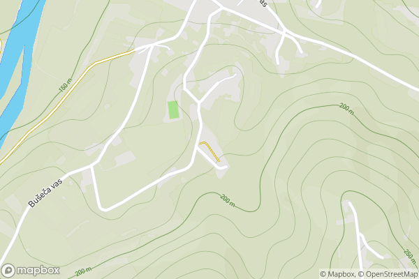 static Mapbox map