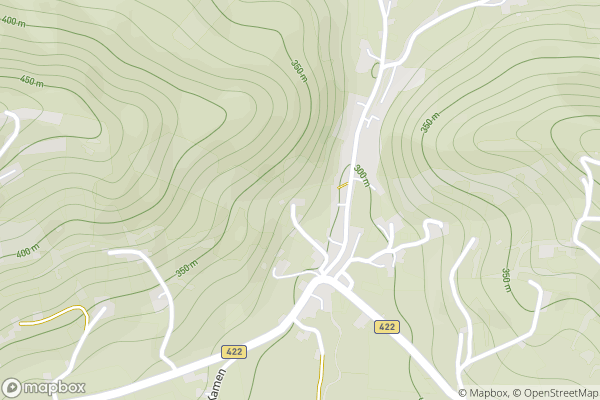 static Mapbox map