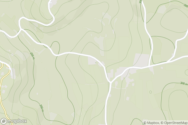 static Mapbox map