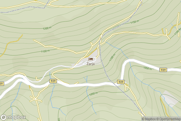 static Mapbox map