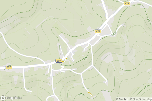 static Mapbox map