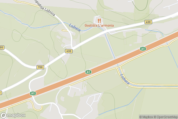 static Mapbox map