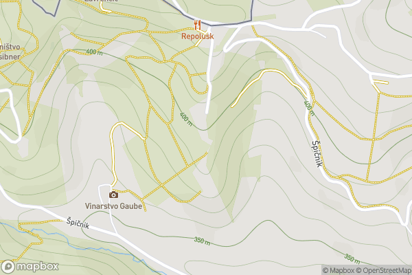 static Mapbox map