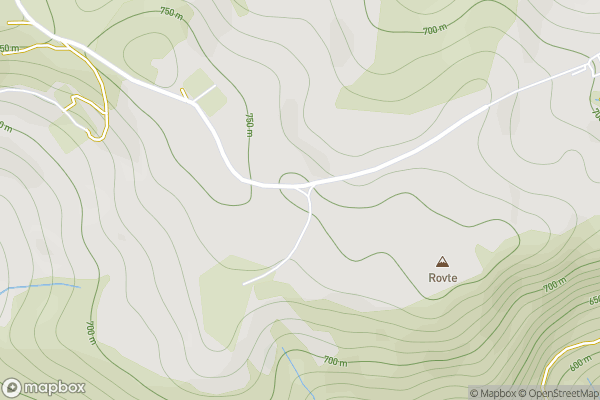 static Mapbox map