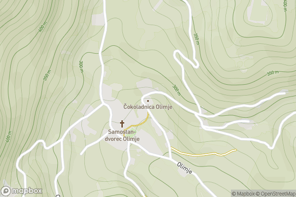 static Mapbox map