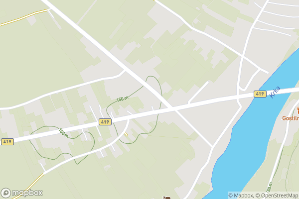 static Mapbox map