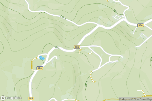 static Mapbox map