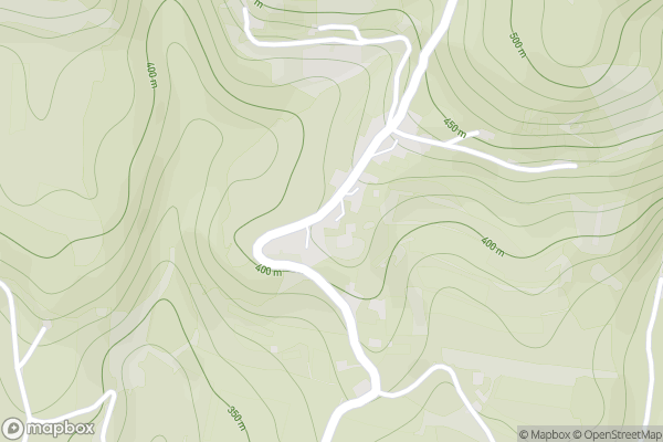 static Mapbox map