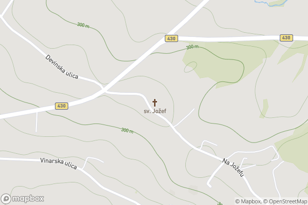 static Mapbox map