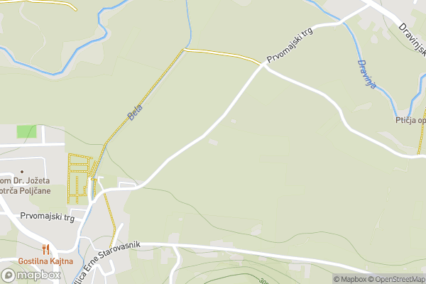static Mapbox map