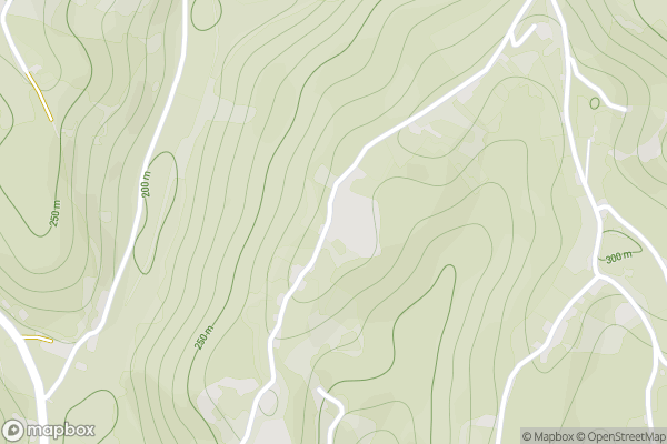 static Mapbox map
