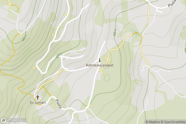 static Mapbox map