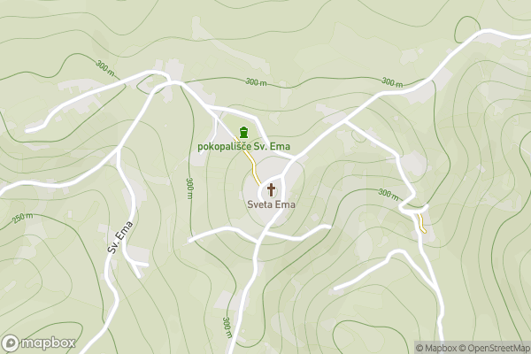 static Mapbox map