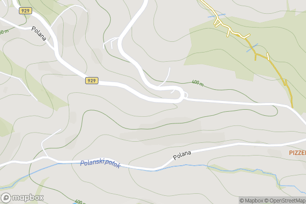 static Mapbox map