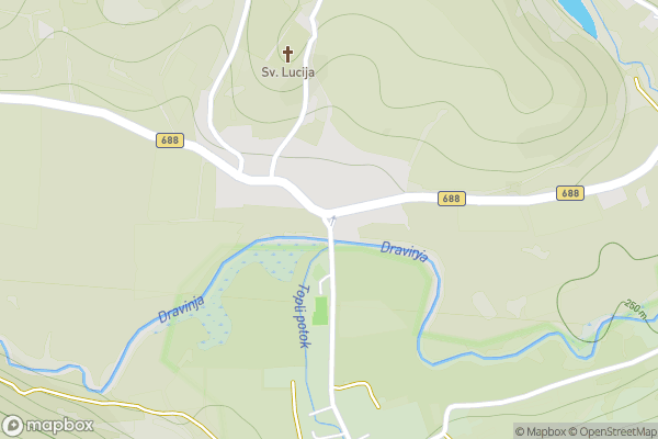 static Mapbox map