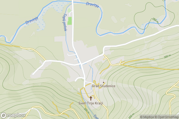 static Mapbox map