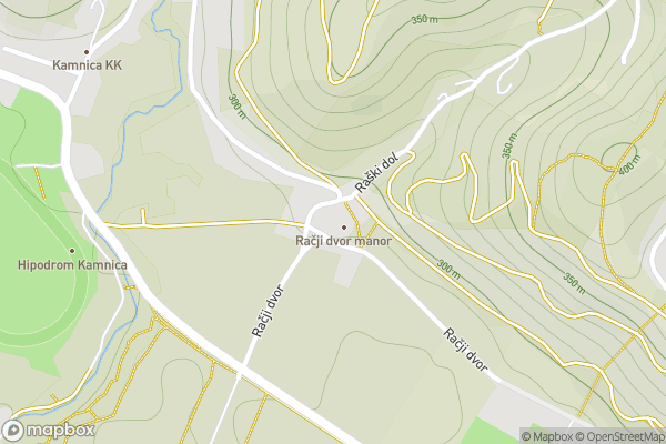 static Mapbox map