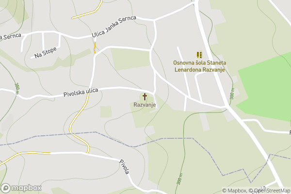 static Mapbox map