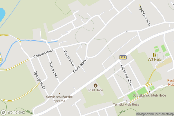 static Mapbox map