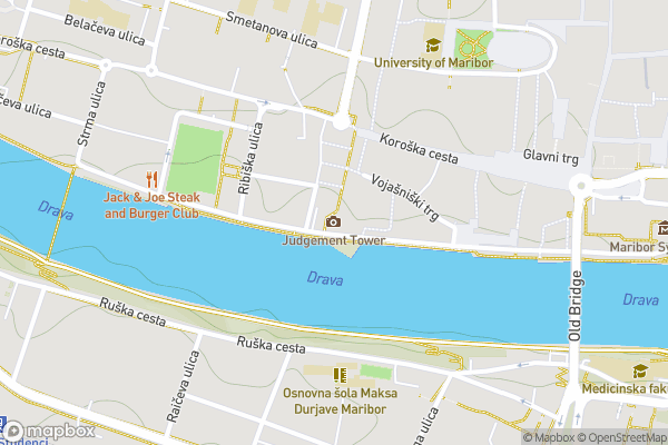 static Mapbox map