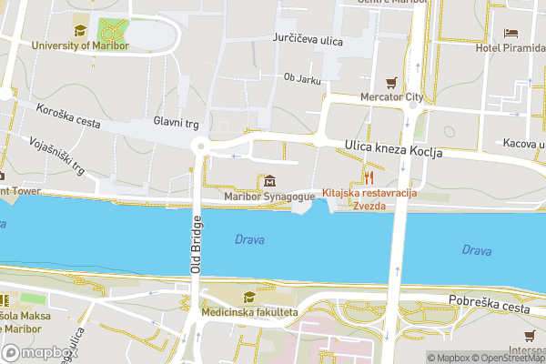 static Mapbox map