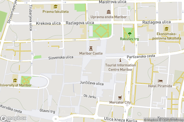 static Mapbox map