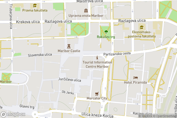 static Mapbox map