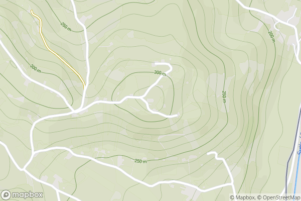 static Mapbox map