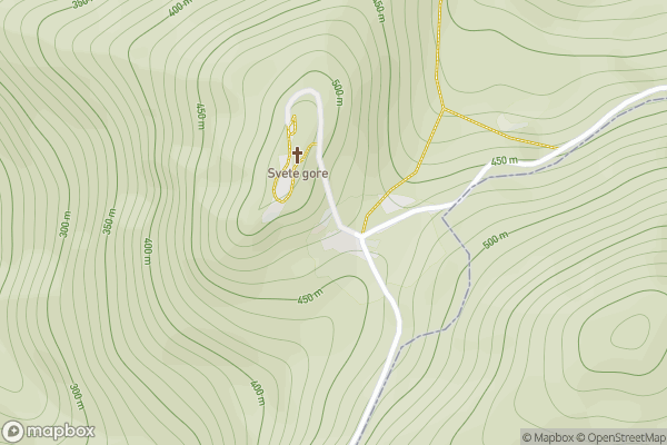 static Mapbox map