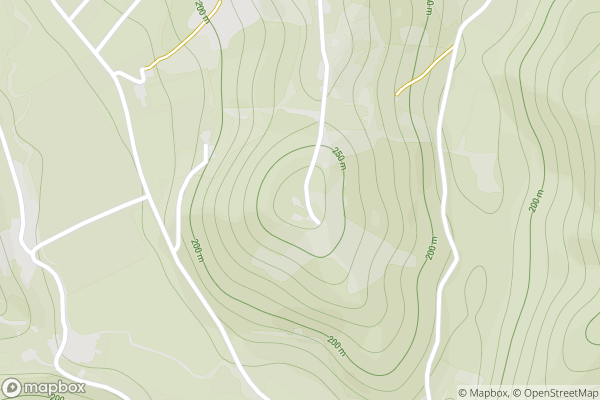 static Mapbox map