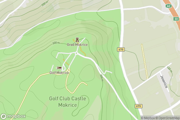 static Mapbox map