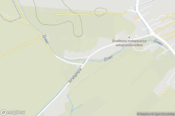 static Mapbox map