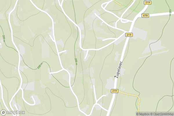 static Mapbox map
