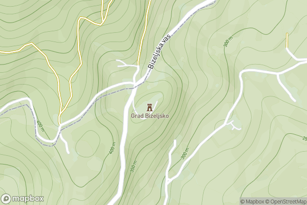 static Mapbox map