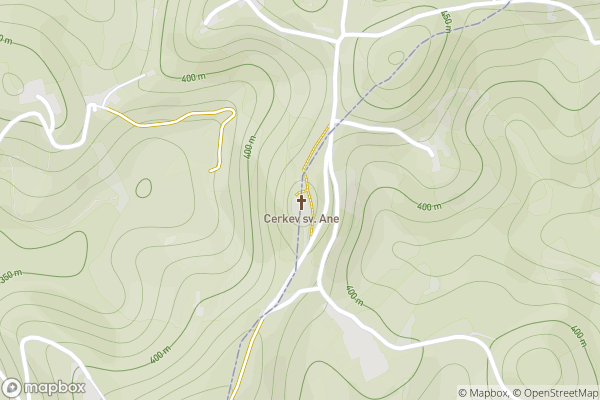static Mapbox map